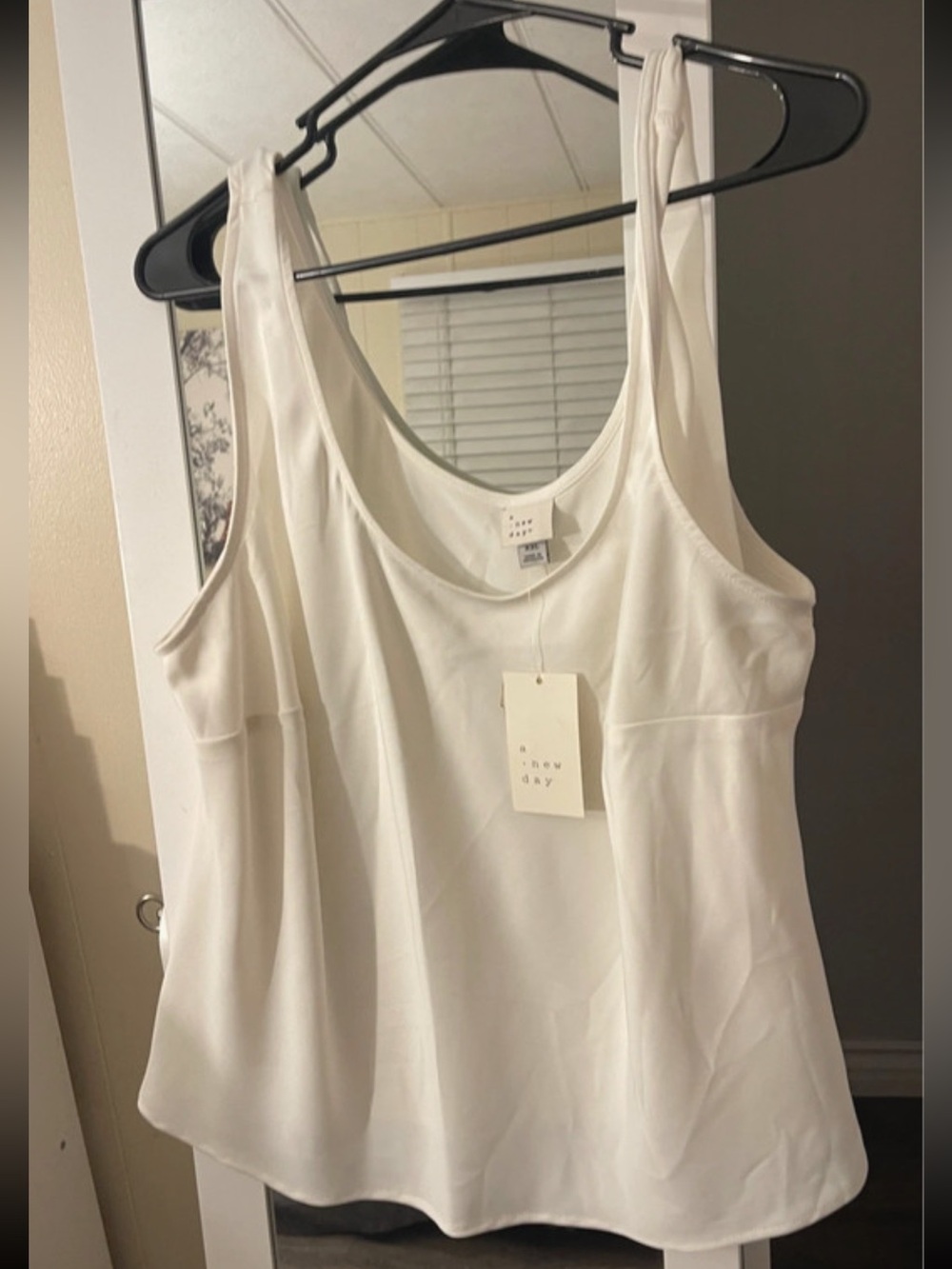 a new day Cream Scoop Neck Tank Top